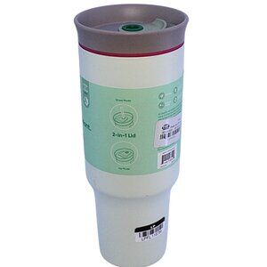 40oz Straw Stainless Steel Tumbler - Color green (No Straw)